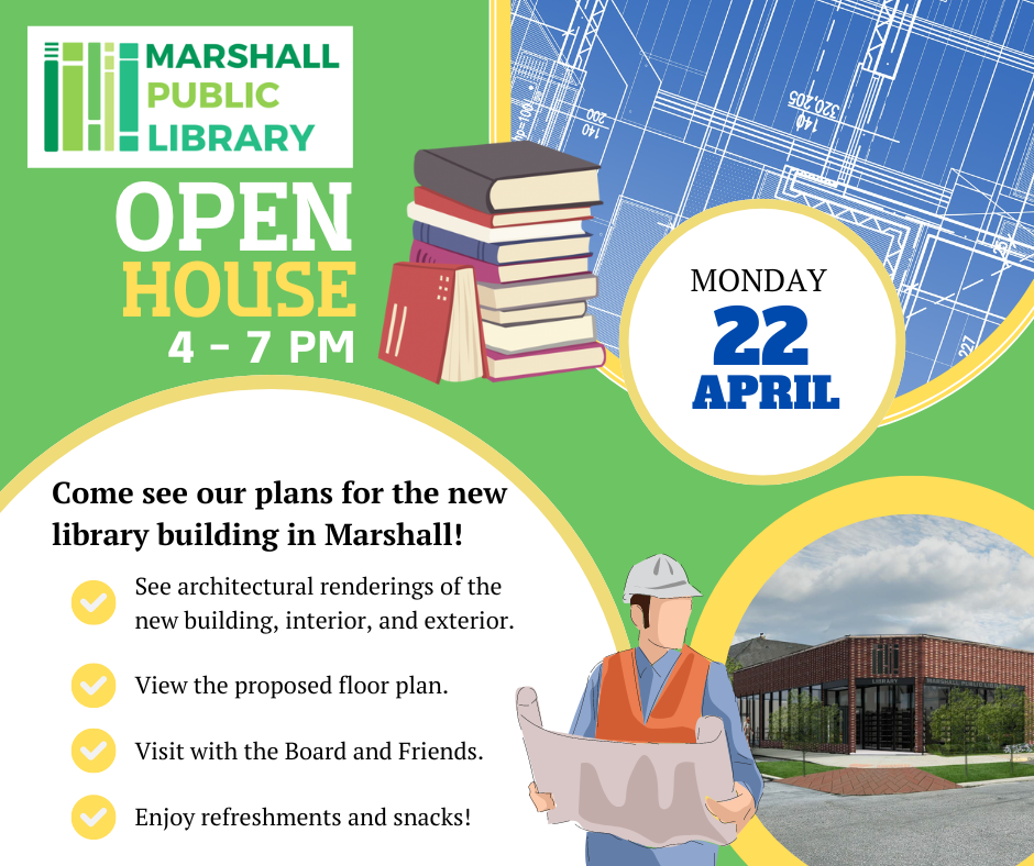 Flyer that invites the public to our open house event.